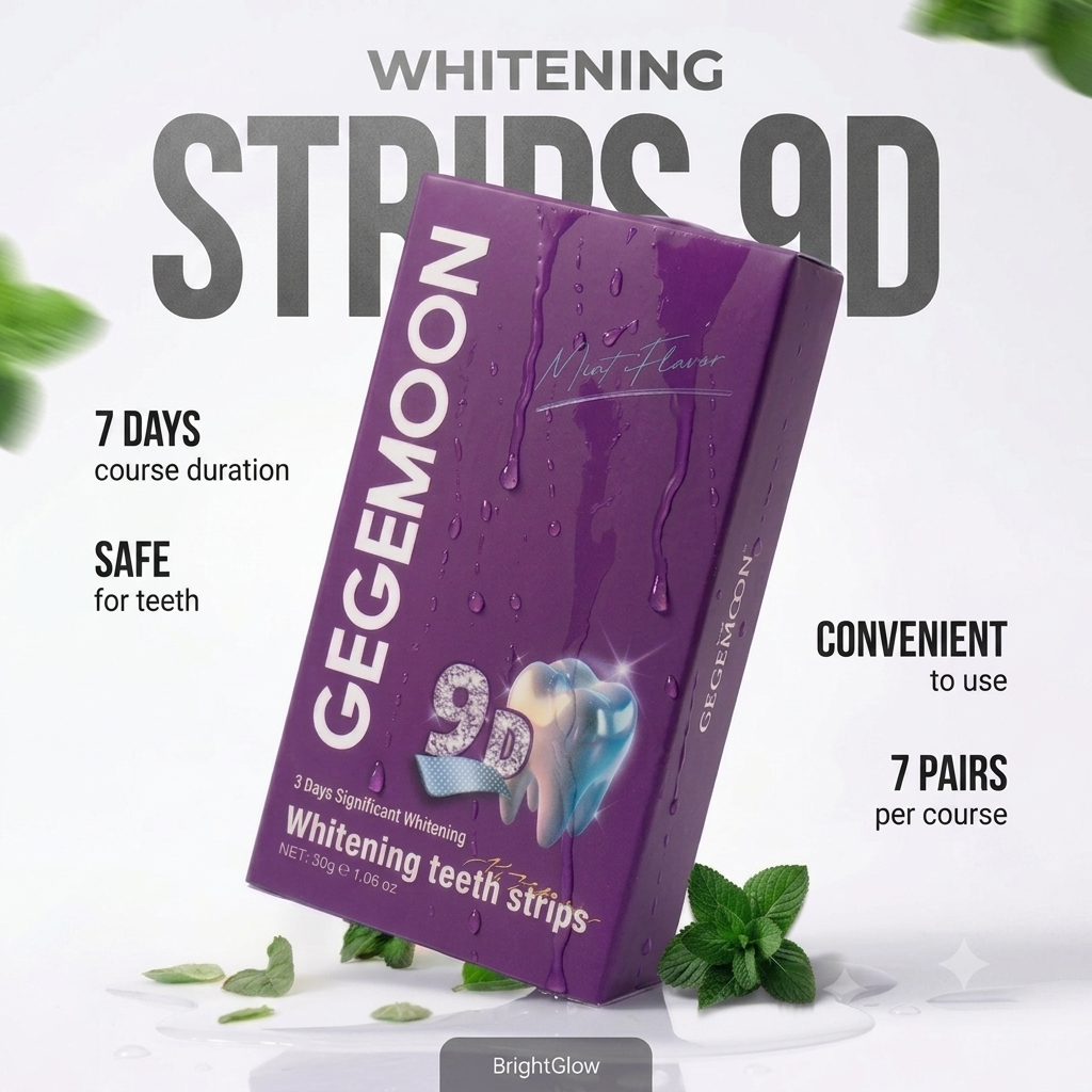 GEGEMOON Teeth Whitening Strips - 9D- ( Imported )