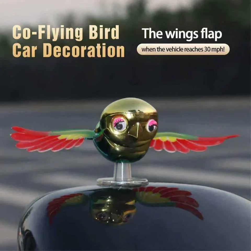 SEAMETAL Flying Bird Car Decor
